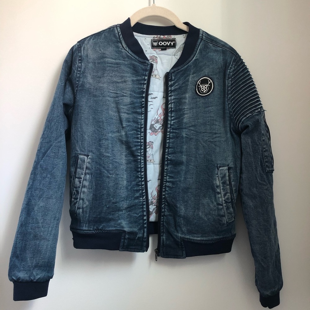 OOVY kids denim jacket